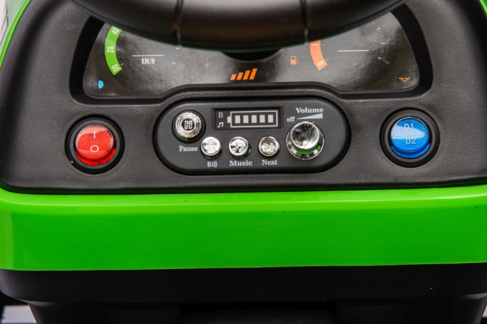 Tractor electric pentru copii - Verde [14]
