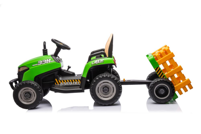 Tractor electric pentru copii - Verde [12]