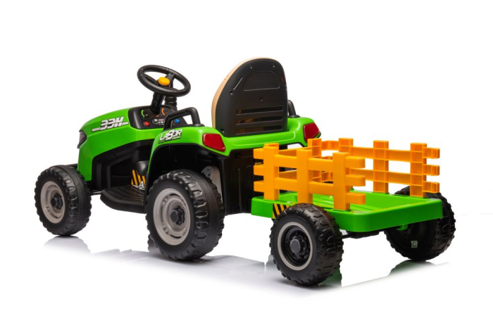 Tractor electric pentru copii - Verde [4]