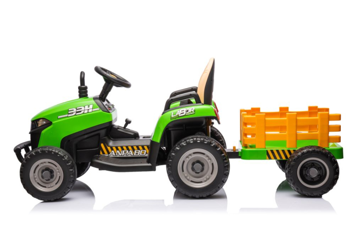Tractor electric pentru copii - Verde [3]