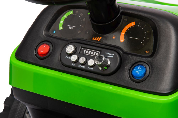 Tractor electric pentru copii - Verde [17]