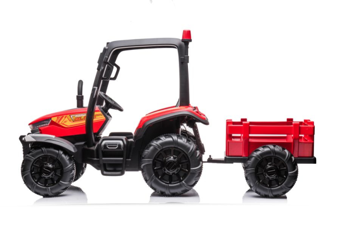 Tractor Electric pentru Copii – Roșu [4]