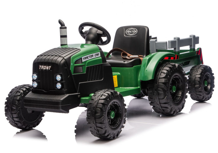 Tractor Electric pentru Copii – Verde Închis [2]
