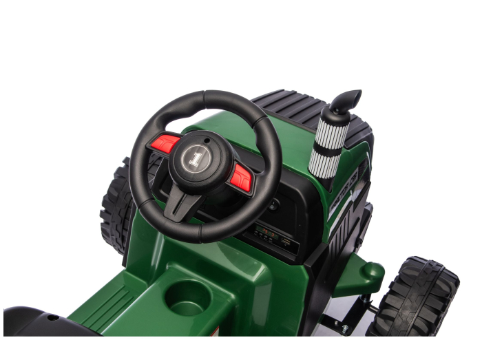Tractor Electric pentru Copii – Verde Închis [9]