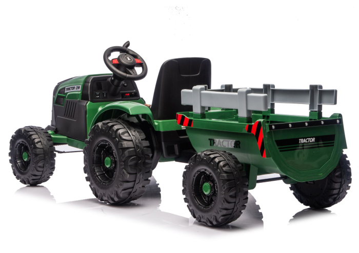 Tractor Electric pentru Copii – Verde Închis [4]