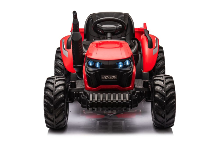 Tractor Electric pentru Copii 24V 2x95W Roșu [3]