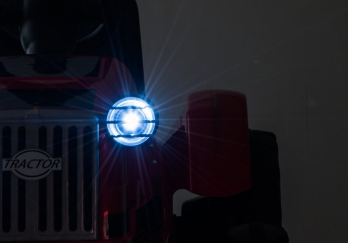 Tractor Electric pentru Copii 12V cu Remorcă Roșu [12]