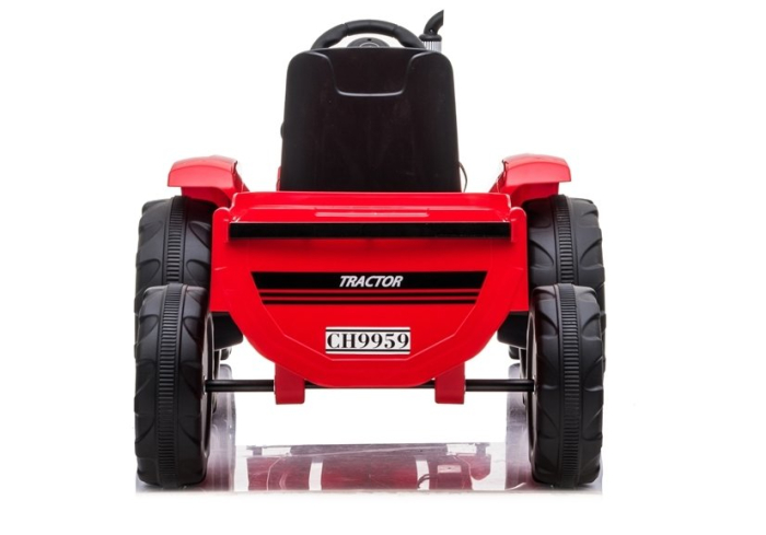 Tractor Electric pentru Copii 12V cu Remorcă Roșu [6]