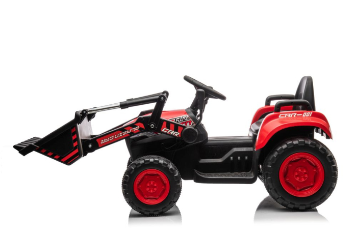 Tractor Electric pentru Copii cu Cupă 12V Roșu [5]
