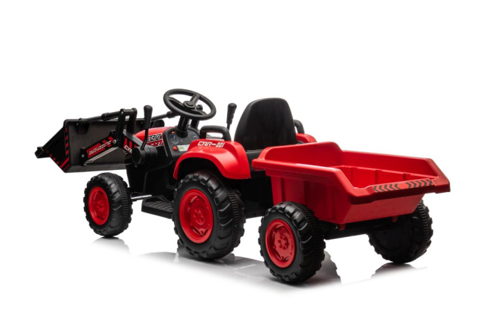 Tractor Electric pentru Copii cu Cupă 12V Roșu [14]
