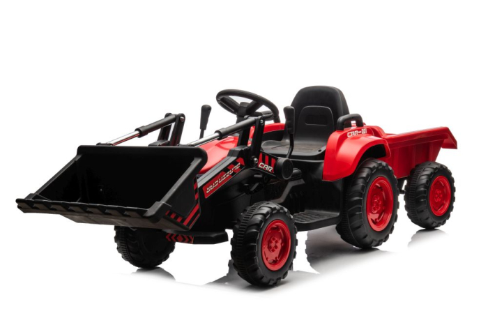 Tractor Electric pentru Copii cu Cupă 12V Roșu [13]