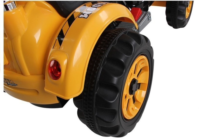 Buldoexcavator Electric pentru Copii 12V Portocaliu [3]