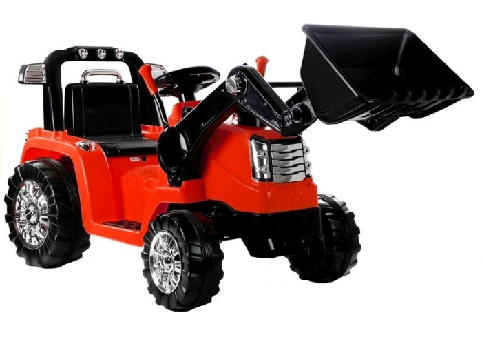 Excavator Electric pentru Copii 12V cu Cupă - Roșu [3]