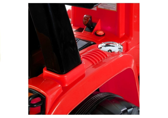 Excavator Electric pentru Copii 12V cu Cupă - Roșu [10]