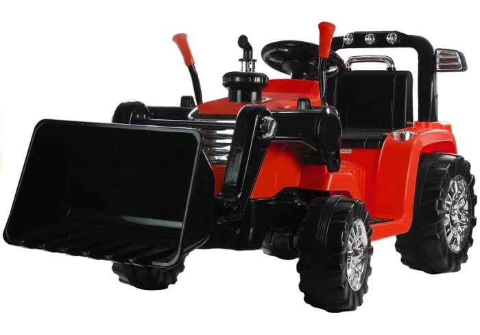 Excavator Electric pentru Copii 12V cu Cupă - Roșu [4]