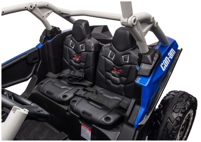 UTV Electric pentru Copii Can-Am Maverick Turbo 4x4 24V – Albastru/Gri [10]