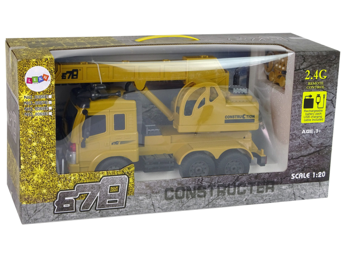 Camion cu Macara RC 1:20 cu Braț Extensibil [8]