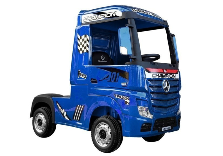 CAMION - Camion Electric pentru Copii Mercedes Actros - Albastru Lăcuit