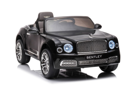 E-CARS - Mașinuță electrică pentru copii  Bentley Mulsanne – negru lucios