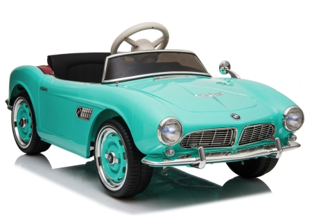 BMW - Mașină Electrică pentru Copii BMW Retro Albastru Deschis