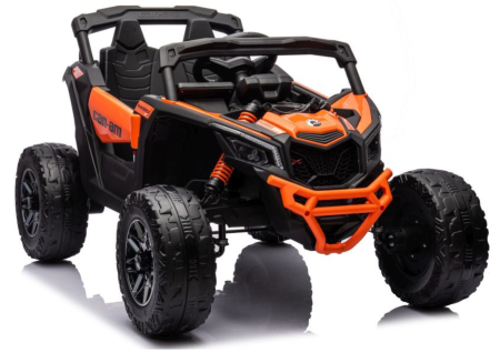 ATV / QUAD - Buggy Electric pentru Copii Can-Am 4x4 24V 800W Portocaliu Lăcuit