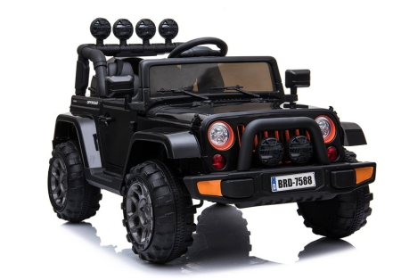 VROOMIX - Mașină Electrică pentru Copii Jeep 4x4 12V 4x45W Negru