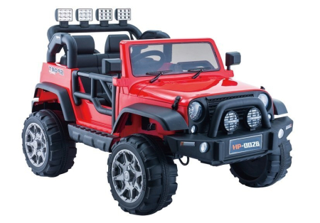 VROOMIX - Mașină Electrică pentru Copii Jeep 12V Roșu