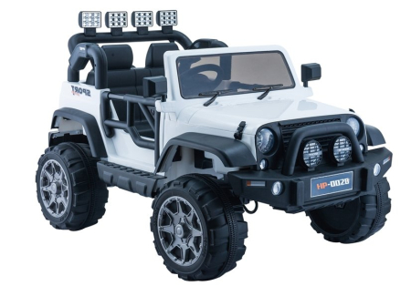 VROOMIX - Mașină Electrică pentru Copii Jeep 12V Alb