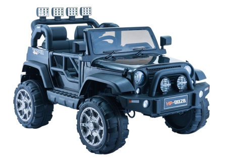 VROOMIX - Mașină Electrică pentru Copii Jeep 12V Negru