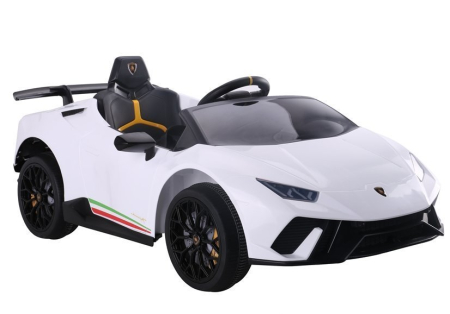 LAMBORGHINI - Mașină Electrică pentru Copii Lamborghini Huracan 12V 4x45W Alb