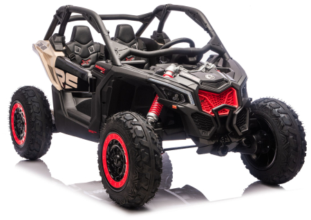BUGGY - Buggy electric pentru copii CAN-AM Maverick Turbo RR STRONG AIR – 24V | 800W | Kaki