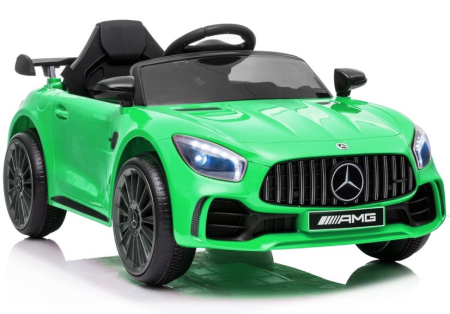 MERCEDES - Mașină Electrică pentru Copii Mercedes AMG GT R 12V 2x45W Verde