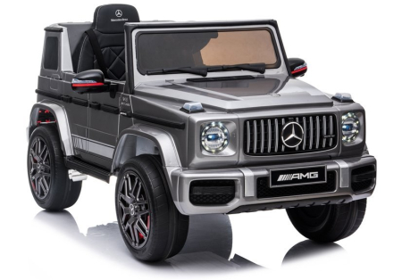 4X4 / SUV - Mașinuță electrică pentru copii Mercedes G63 AMG – 12V | Argintiu