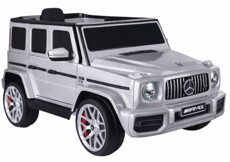MERCEDES - Mașină Electrică pentru Copii Mercedes G63 S306-1 12V 90W Argintiu-Gri