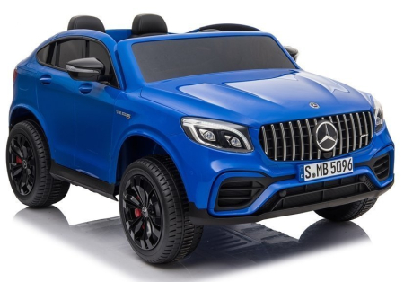 MERCEDES - Mașină Electrică pentru Copii Mercedes GLC 63S 4x4 12V Albastru