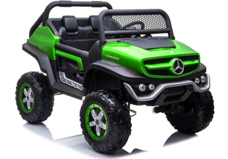 MERCEDES - Mașinuță electrică pentru copii Mercedes Unimog 4×4 – 12V | 180W | Verde