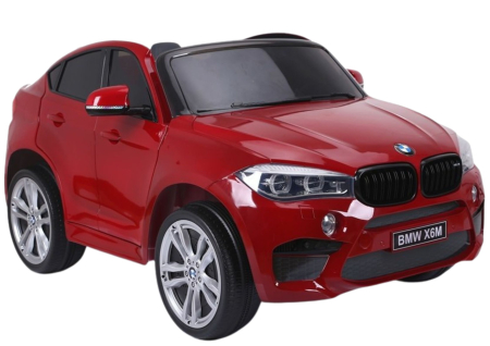 BMW - Mașină Electrică pentru Copii BMW X6M 12V 2 Locuri Bordo