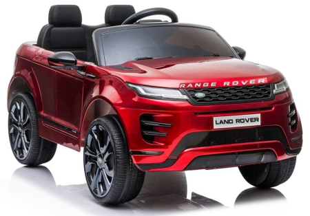 LAND ROVER - Mașină Electrică pentru Copii Range Rover Evoque 12V 2x45W Vișiniu Lăcuit