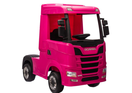 CAMION - Camion Electric pentru Copii Scania 500R 4x4 Roz