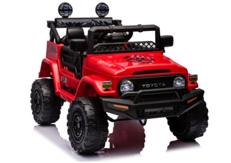 TOYOTA - Mașină Electrică pentru Copii Toyota FJ 4x4 12V 4x45W Roșie