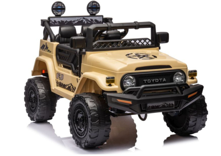 TOYOTA - Mașină Electrică pentru Copii Toyota FJ 4x4 12V 4x45W Khaki