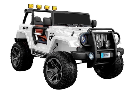 4X4 / SUV - Mașină electrică pentru copii WXE-1688 4x4 STRONG, 4x90W, 24V 7Ah, 2 locuri, telecomandă 2.4G, roți EVA – Alb