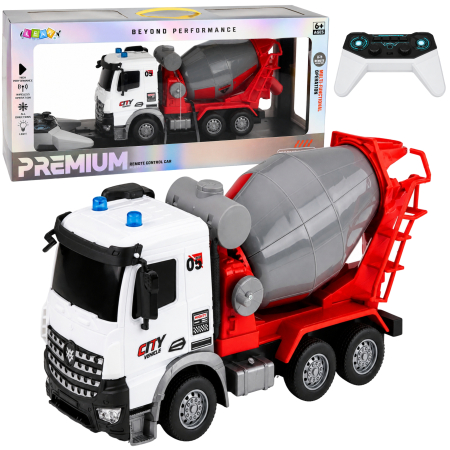 RC - Camion Betonieră RC 1:14 3,7V cu Tambur Mobil