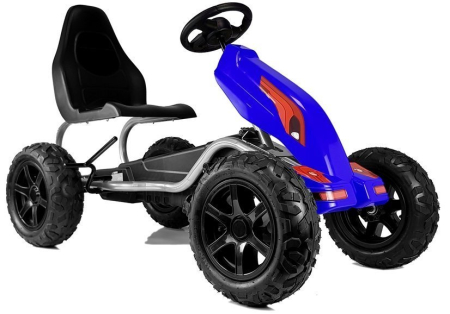 ATV / QUAD - Go-Kart cu Pedale pentru Copii - Albastru