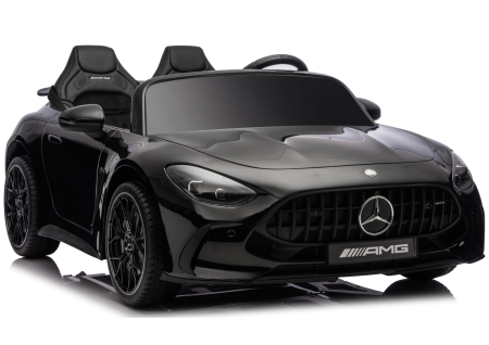 MERCEDES - Mașină Electrică pentru Copii Mercedes GT63 AMG 24V LCD – Negru Lăcuit