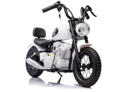 MOTO - Motocicletă Electrică pentru Copii 36V 350W Albă