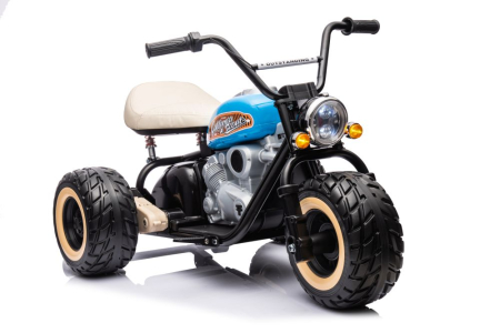 MOTO - Triciclu Electric pentru Copii 24V 2x800W Albastru