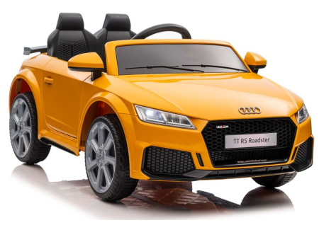 AUDI - Mașină Electrică pentru Copii Audi TT RS Roadster 12V Galben