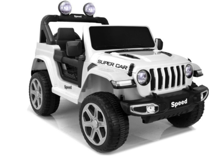 VROOMIX - Mașină Electrică pentru Copii 4x4 12V Alb