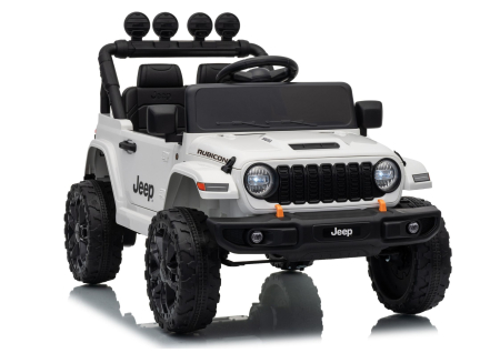 4X4 / SUV - Mașină Electrică pentru Copii Jeep Rubicon 24V Alb